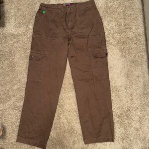 Y2K Empyre Cargo Pants – Size Large, Brown Utility Streetwear